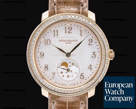 patek philippe calatrava moon phase|patek philippe full moon.